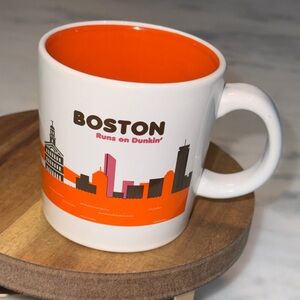 Boston Runs on Dunkin' Donuts  14 oz Mug Cup Coffee 2012